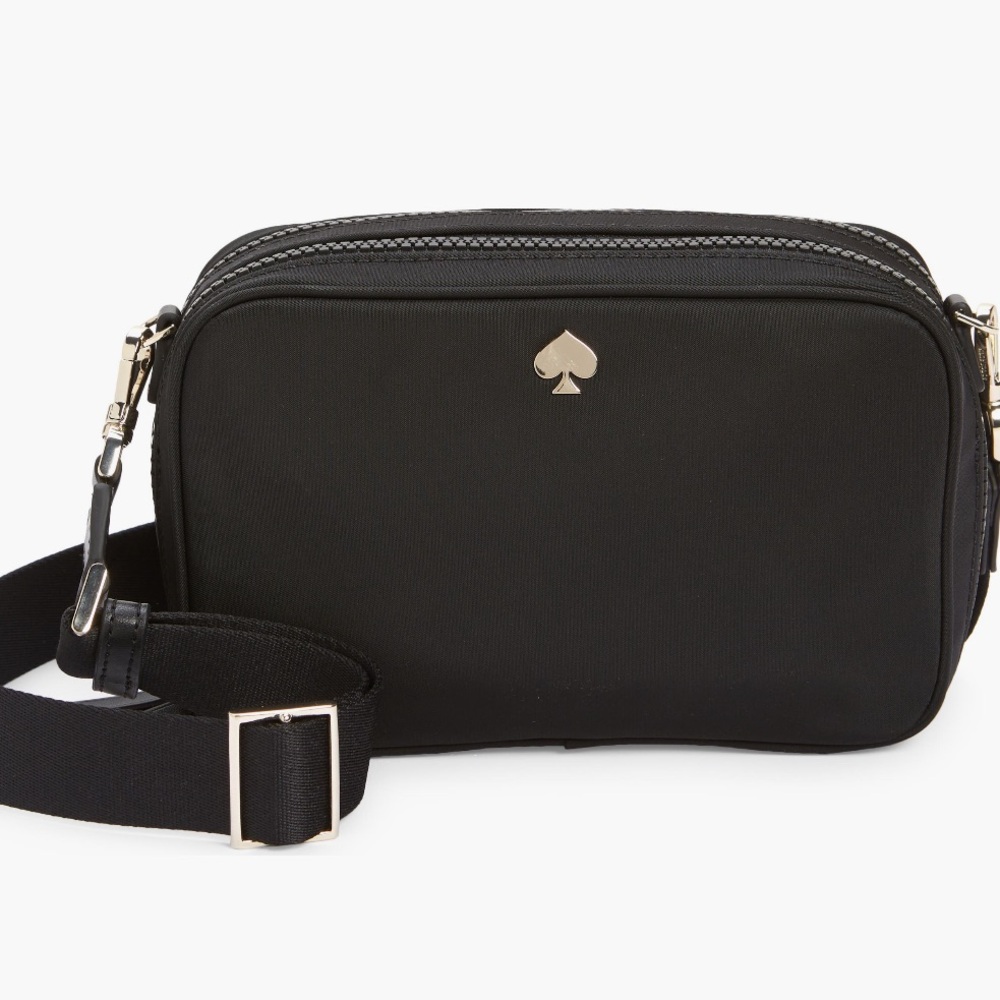 Kate Spade Jae camera bag Black Nylon Crossbody Bag